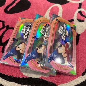 2025 Topps Chrome Disney Factory Sealed Hobby Box – Lot of 3 – In Hand